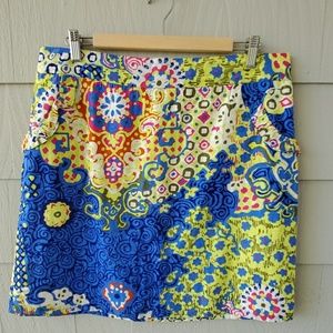 JADE MELODY TAM Multicolor Cotton Skirt Size 14
